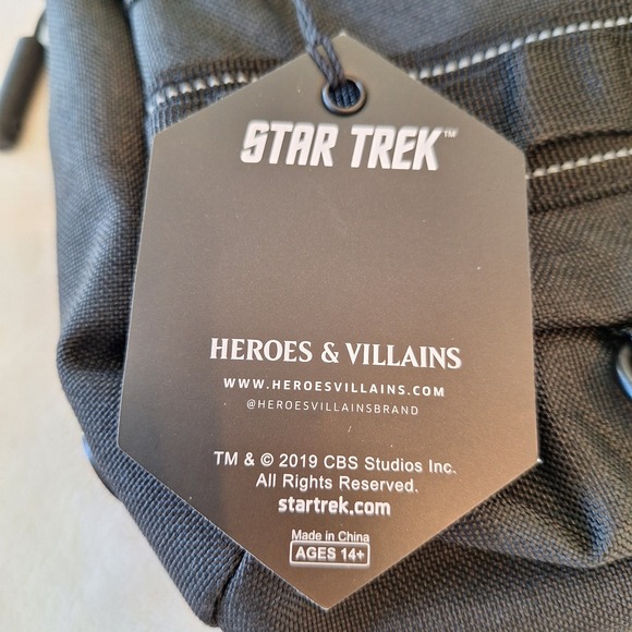 2019 Star Trek Klingon Empire Warriors Small Sling Bag Heroes & Villains NEW - Picture 10 of 11